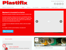 Tablet Screenshot of plastifix.nl